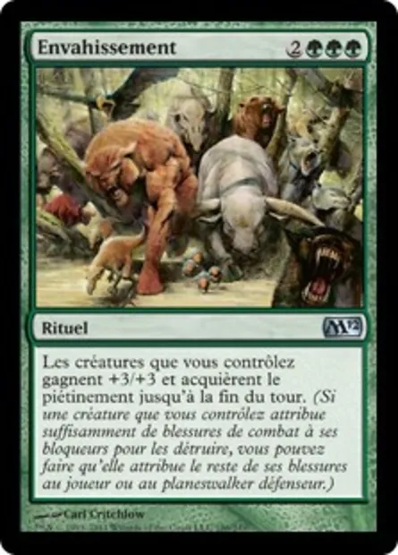 Envahissement, carte Magic M12 186 — extension Magic 2012