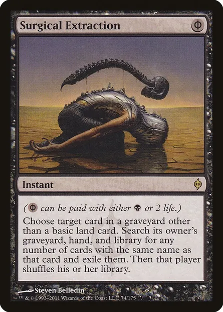 Surgical Extraction, Magic card NPH 74 — New Phyrexia set