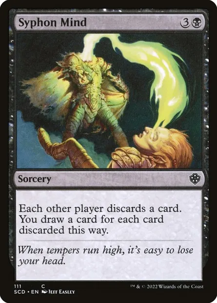 Syphon Mind, Magic card SCD 111 — Starter Commander Decks set
