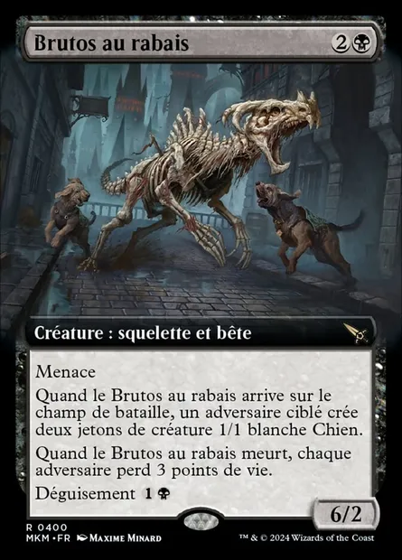 Brutos au rabais, carte Magic MKM 400 — extension Murders at Karlov Manor