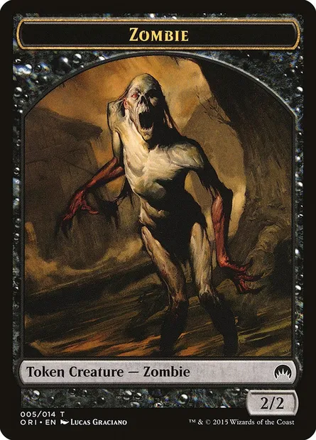 Zombie, Magic card TORI 5 — Magic Origins Tokens set