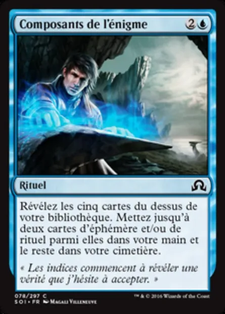 Composants de l'énigme, carte Magic SOI 78 — extension Ténèbres sur Innistrad