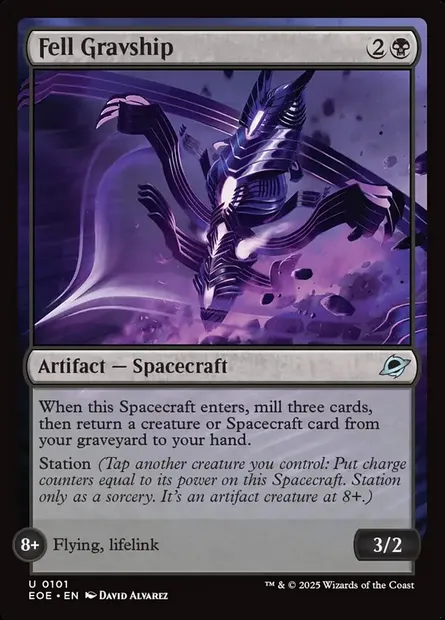 Fell Gravship, Magic card EOE 101 — Edge of Eternities set
