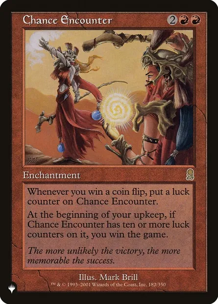 Chance Encounter, Magic card PLST ODY-182 — The List set