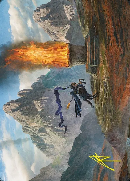 Call for Aid // Call for Aid, carte Magic ALTR 60 — extension Tales of Middle-earth Art Series