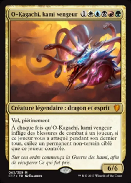 O-Kagachi, kami vengeur, carte Magic C17 45 — extension Commander 2017