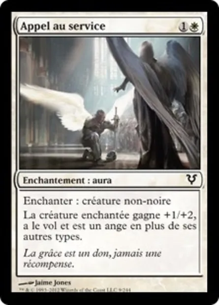 Appel au service, carte Magic AVR 9 — extension Avacyn ressuscitée