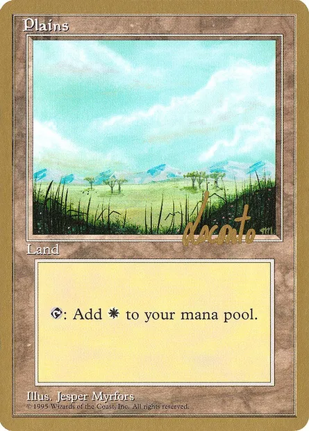Plains, Magic card PTC ml365 — Pro Tour Collector Set set