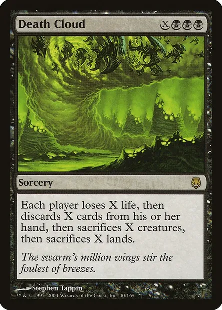 Death Cloud, Magic card DST 40 — Darksteel set