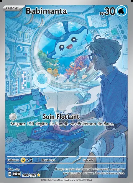 Babimanta, carte Pokémon PAR 189 — extension Faille Paradoxe