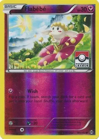 Flabébé, carte Pokémon LGP 101 — extension League Promos