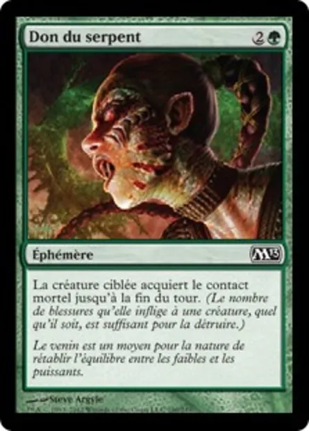 Don du serpent, carte Magic M13 190 — extension Magic 2013