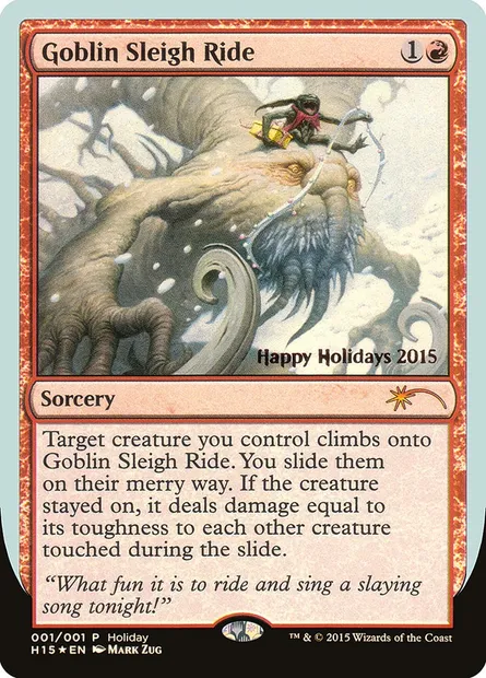 Goblin Sleigh Ride, carte Magic HHO 15 — extension Happy Holidays