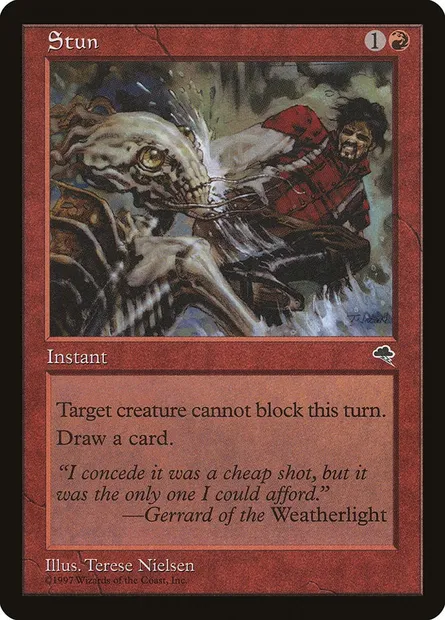 Stun, Magic card TMP 207 — Tempest set