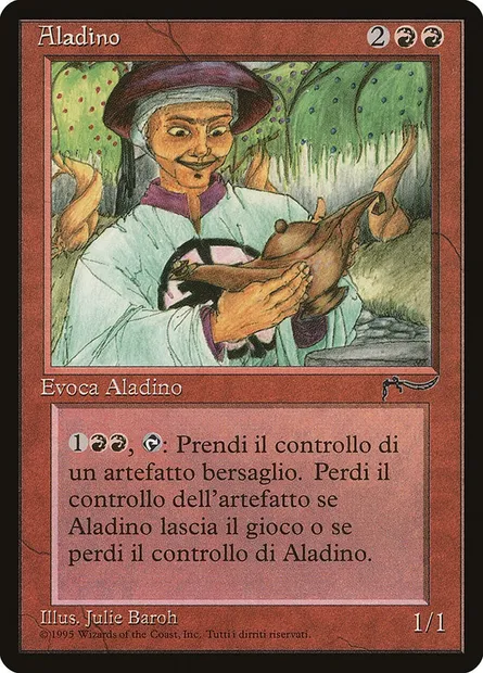 Aladdin, Magic card RIN 70 — Rinascimento set