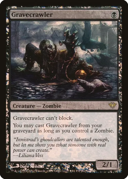 Gravecrawler, Magic card PDKA 64★ — Dark Ascension Promos set