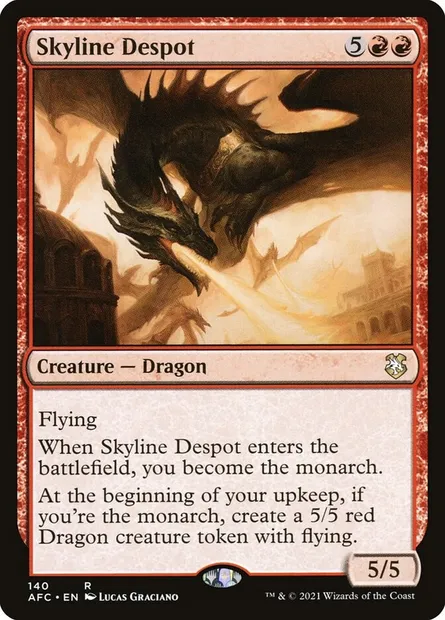 Skyline Despot, Magic card AFC 140 — Forgotten Realms Commander set