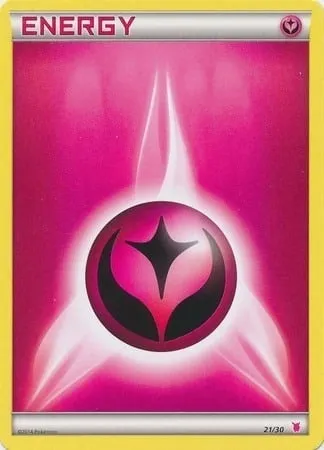 Fairy Energy, Pokémon card TK7B 021 — XY Trainer Kit: Wigglytuff set