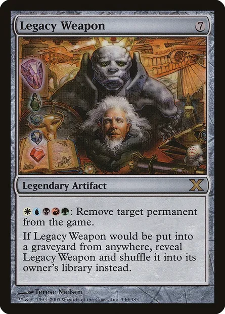 Legacy Weapon, Magic card 10E 330 — Tenth Edition set