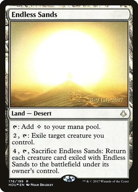 Sables infinis, carte Magic PHOU 176s — extension Hour of Devastation Promos