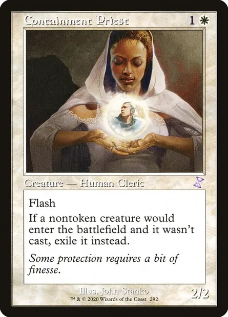Containment Priest, Magic card TSR 292 — Time Spiral Remastered set