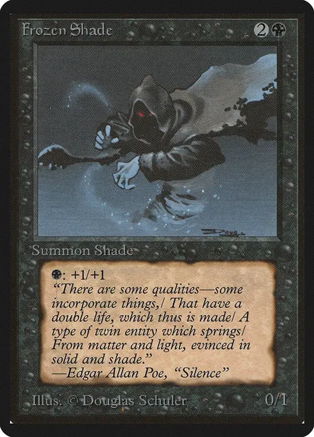 Ombre glaciale, carte Magic LEB 110 — extension Limited Edition Beta