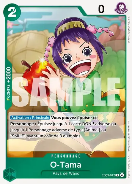 O-Tama, carte One Piece EB03-012 — extension ONE PIECE HEROINES EDITION