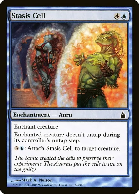 Stasis Cell, Magic card RAV 66 — Ravnica: City of Guilds set