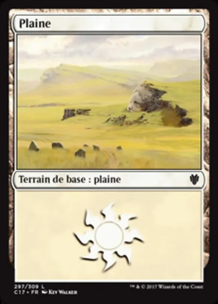 Plaine, carte Magic C17 297 — extension Commander 2017