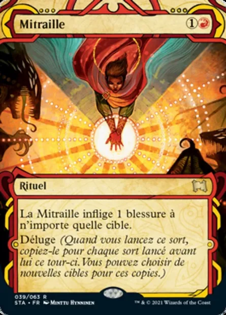 Mitraille, carte Magic STA 39 — extension Strixhaven Mystical Archive