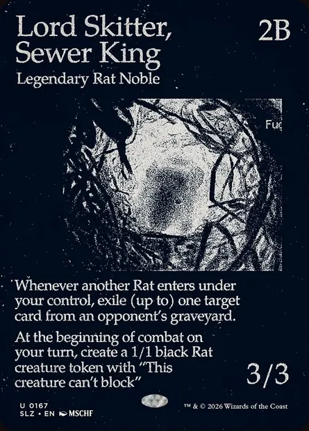 Lord Skitter, Sewer King, Magic card SLZ 167 — The Zeta Set set