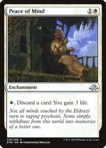 Peace of Mind, Magic card EMN 36 — Eldritch Moon set