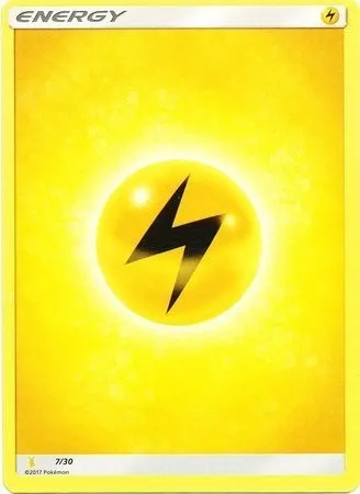 Lightning Energy, Pokémon card TK10A 007 — Sun & Moon Trainer Kit: Lycanroc & Alolan Raichu (Alolan Raichu) set