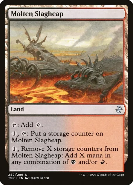 Molten Slagheap, Magic card TSR 282 — Time Spiral Remastered set