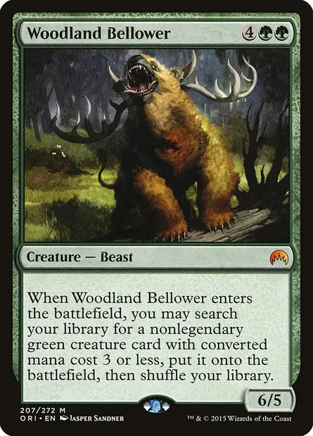 Woodland Bellower, Magic card ORI 207 — Magic Origins set