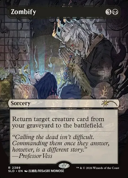Zombification, carte Magic SLD 2389 — extension Secret Lair Drop