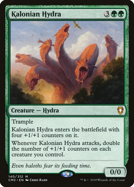 Hydre kalonienne, carte Magic CM2 140 — extension Commander Anthology Volume II