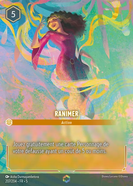 Ranimer, carte Disney Lorcana CH5-207 — extension Ciel Scintillant