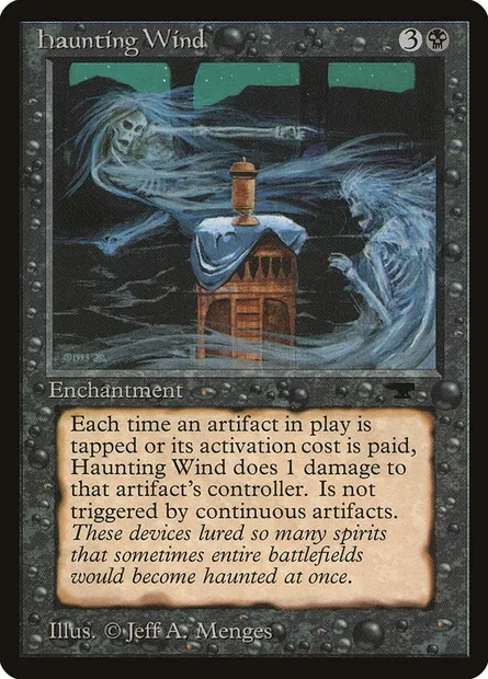 Haunting Wind, Magic card ATQ 17 — Antiquities set