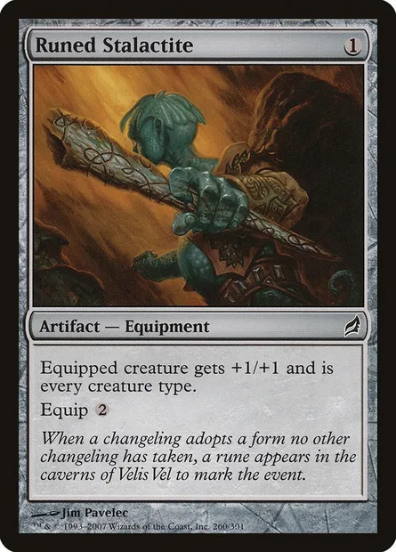 Runed Stalactite, Magic card LRW 260 — Lorwyn set