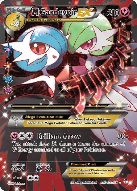 M Gardevoir EX, Pokémon card GEN RC31 — Generations set