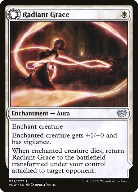 Radiant Grace // Radiant Restraints, Magic card VOW 31 — Innistrad: Crimson Vow set