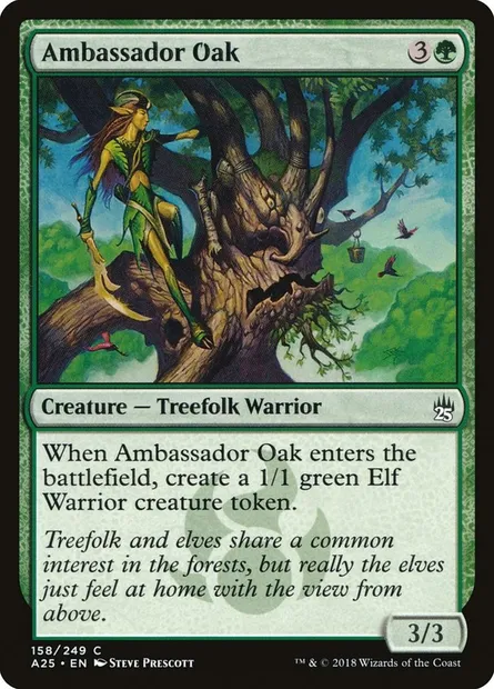 Ambassador Oak, Magic card A25 158 — Masters 25 set