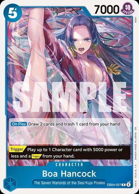 Boa Hancock, One Piece card EB04-027 — EGGHEAD CRISIS set