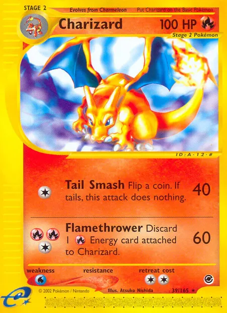 Charizard, Pokémon card EX 39 — Expedition Base Set set