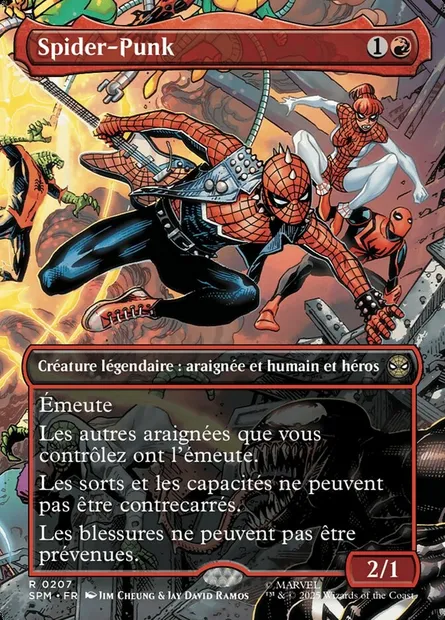 Spider-Punk, carte Magic SPM 207 — extension Marvel's Spider-Man