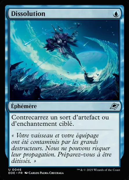 Dissolution, carte Magic EOE 46 — extension Edge of Eternities