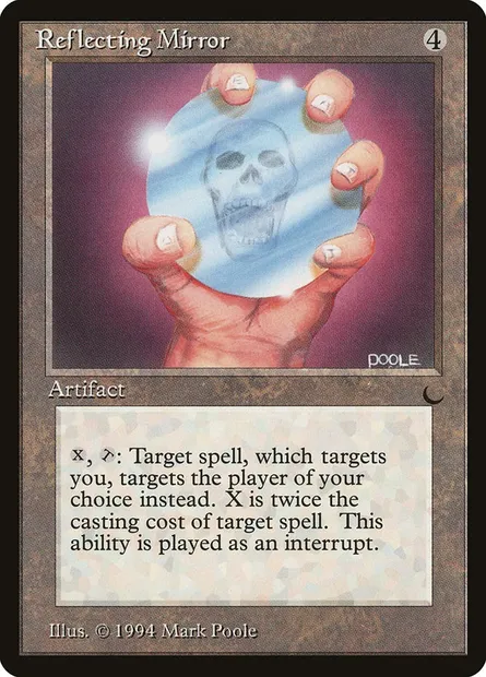 Reflecting Mirror, Magic card DRK 106 — The Dark set