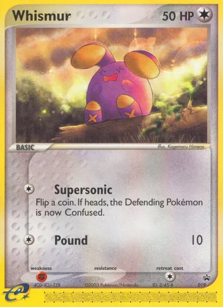Chuchmur, carte Pokémon PR-NP 19 — extension Promo Nintendo