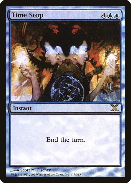 Arrêt du temps, carte Magic 10E 117★ — extension Dixième édition